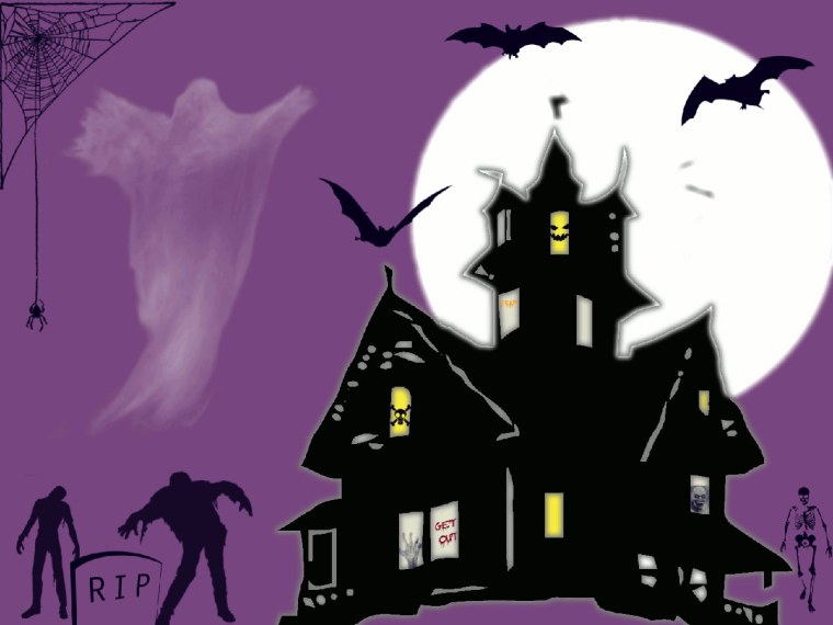 Детская картина с приведением