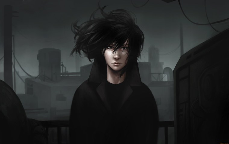 Парень в лесу