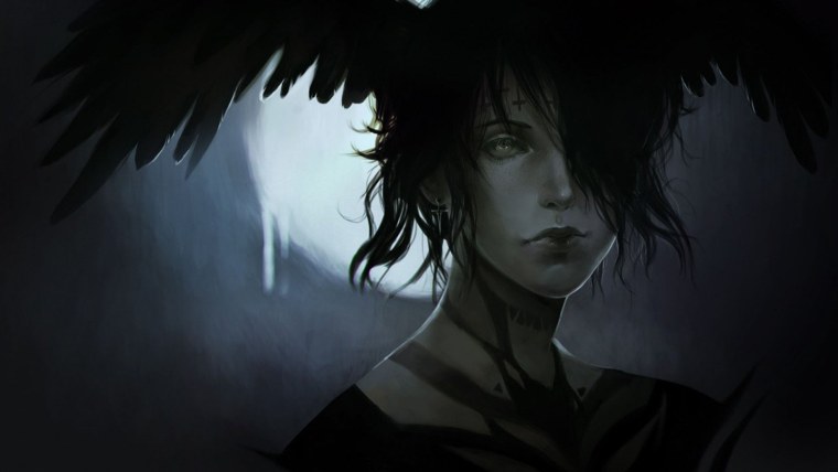 Аниме парни мрачные