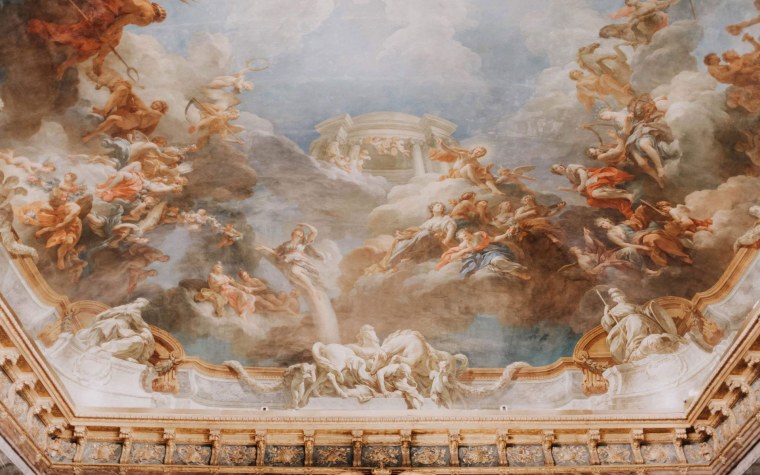 Боги Олимпа Версаль фреска