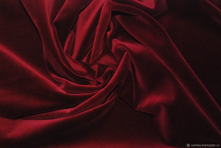 Бархат бордо