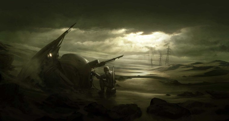 Человек рассыпается