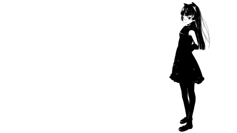 Тёмные обои девушки