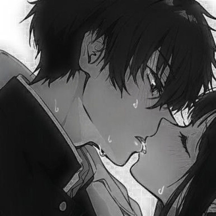 Поцелуй с языком арт