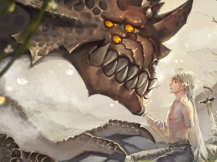 Получеловек полудракон раса