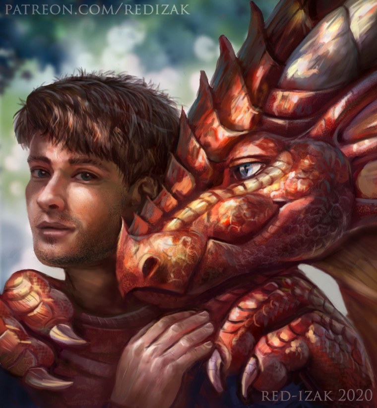 Драконы арты