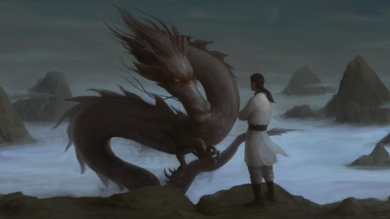 Человек дракон арт