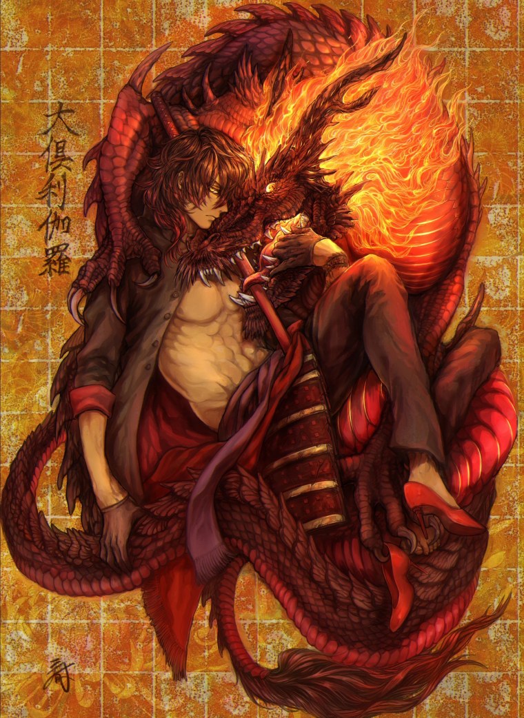 Touken Ranbu Ookurikara арт дракон