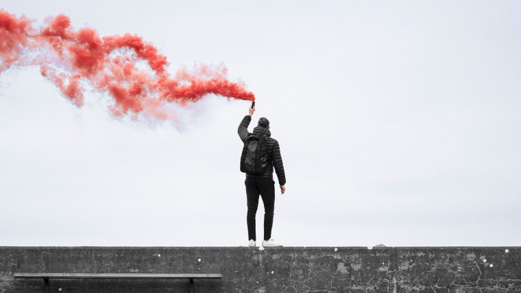 Цветной дым