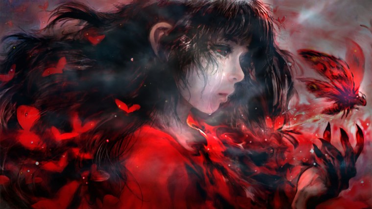 Девушка демон