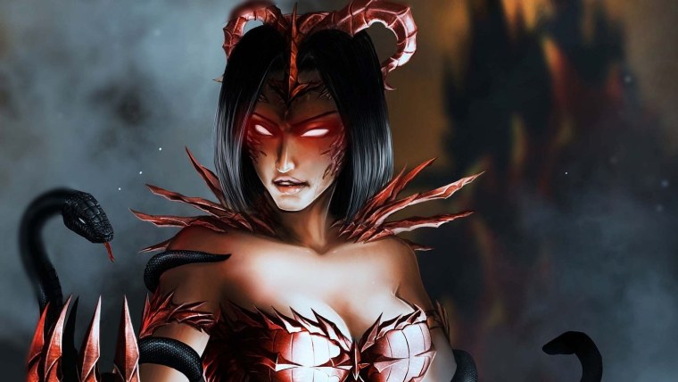 Красивая дьяволица