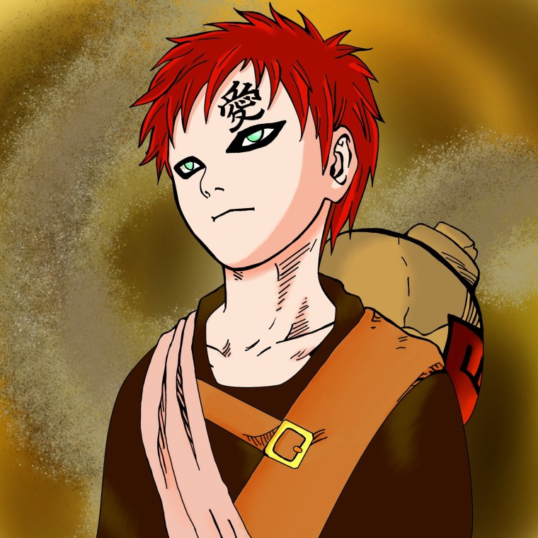 Аниме Наруто Гаара