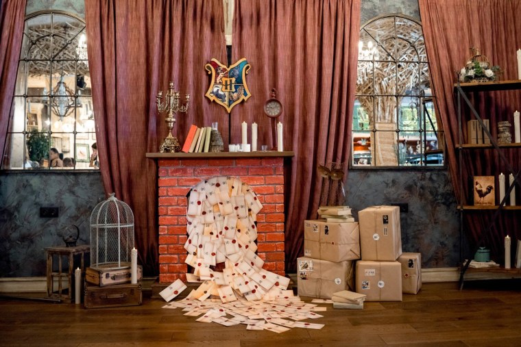 Фотозона в школе Гарри Поттер