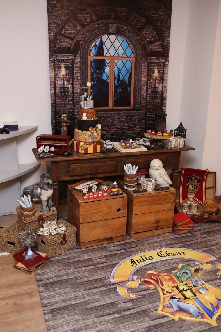 Детская комната в стиле Гарри Поттера Слизерин