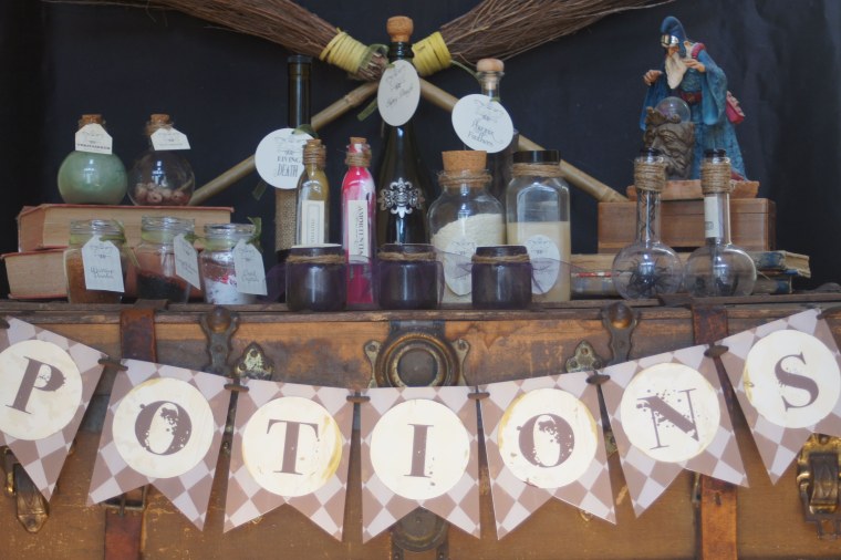 Украшение в стиле Гарри Поттер Зельеварение