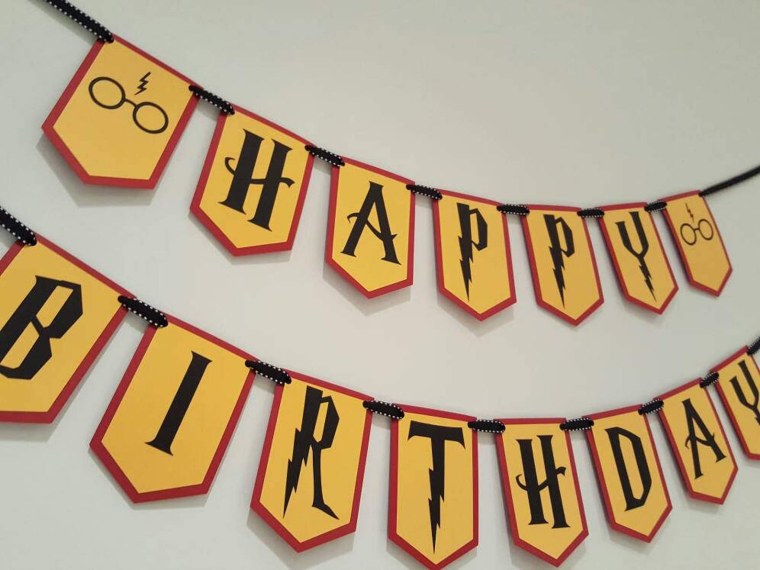 Растяжка Гарри Поттер с днем рождения