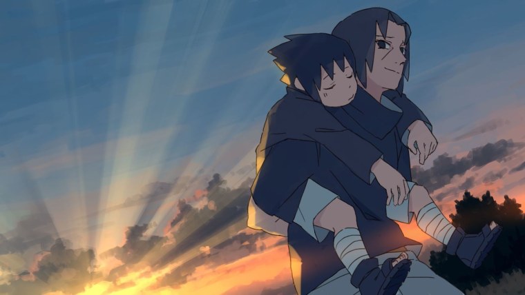 Аниме Наруто Итачи Саске и Наруто