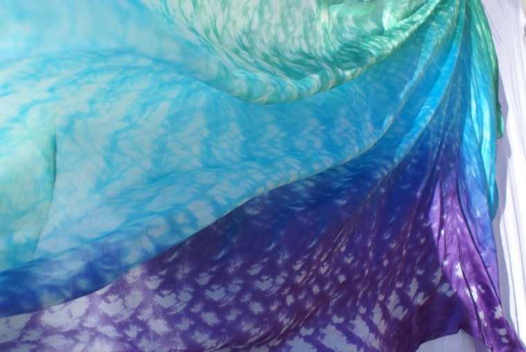 Бирюзовый и фиолетовый