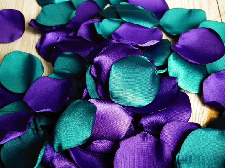 Сиреневый и бирюзовый