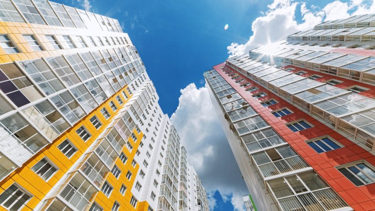 Высотные стеклянные здания