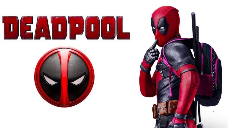 Дэдпул на темном фоне