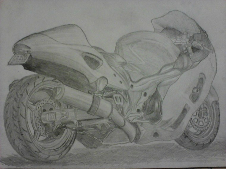 Suzuki Hayabusa рисунок
