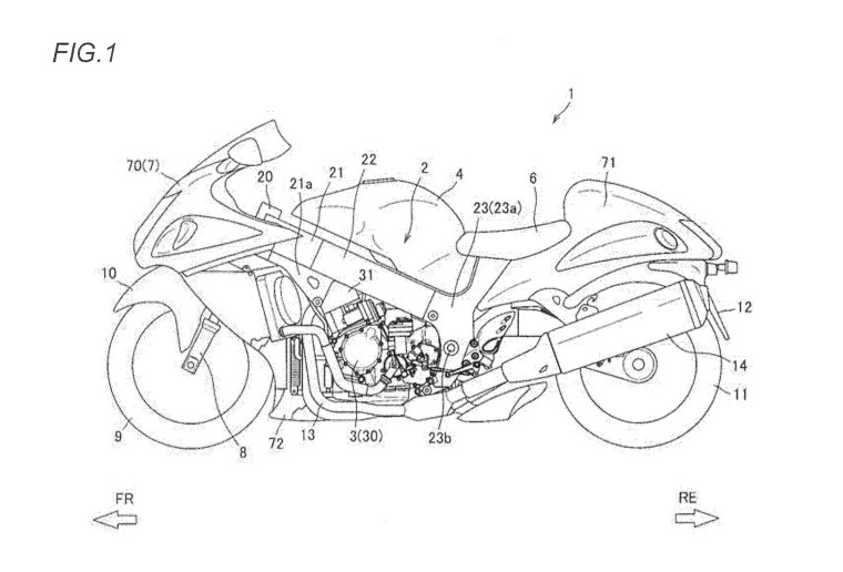 Мотоцикл будущего карандашом