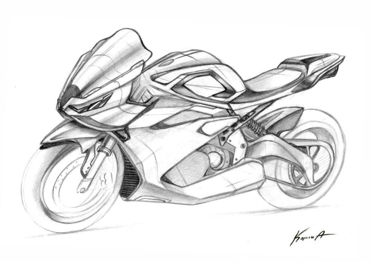 Yamaha r6 рисунок