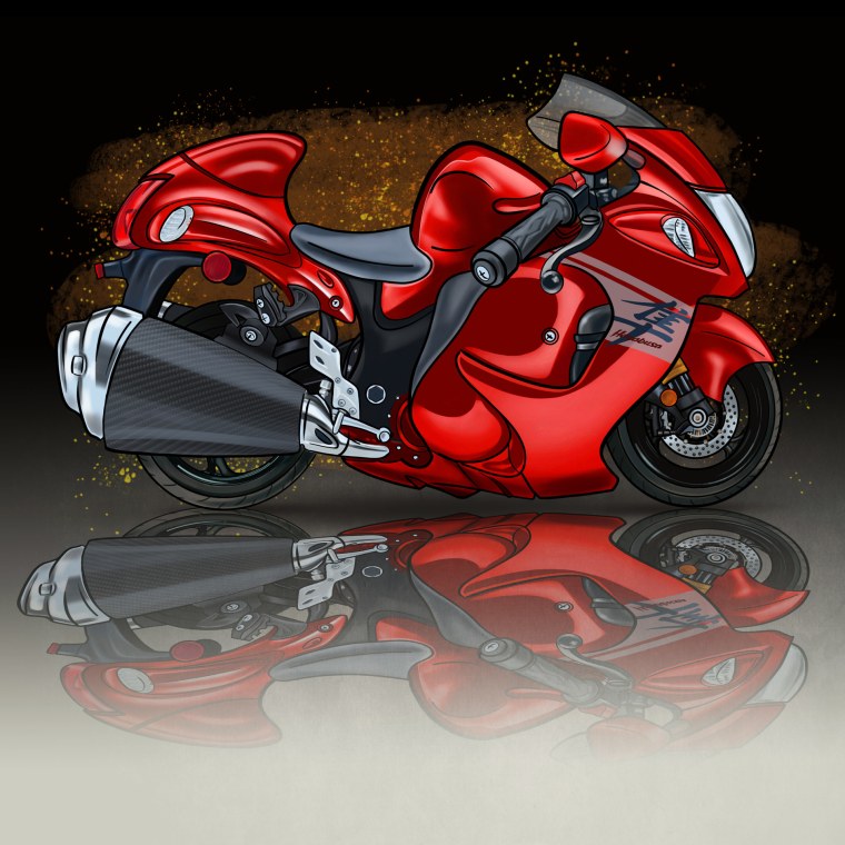 Suzuki Hayabusa gsx1300r Art