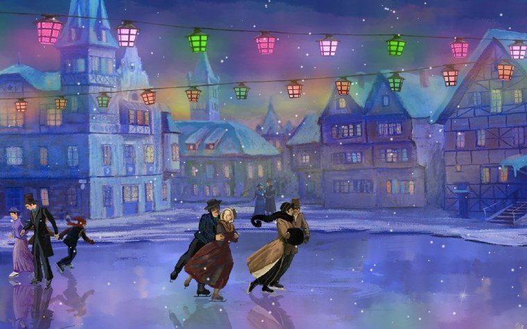 Центральный парк Омск каток