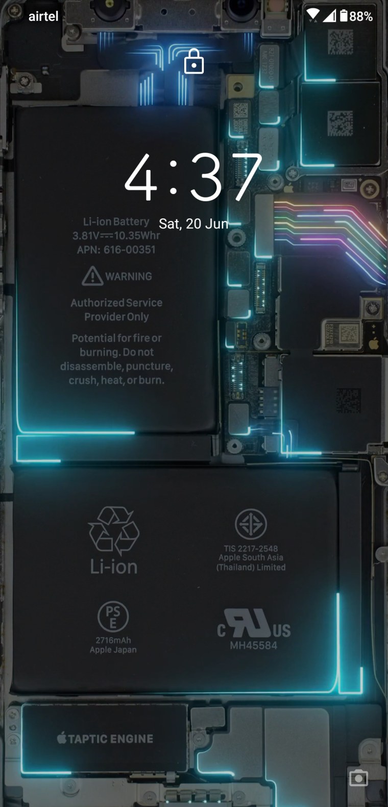 Заставка внутренности телефона андроид