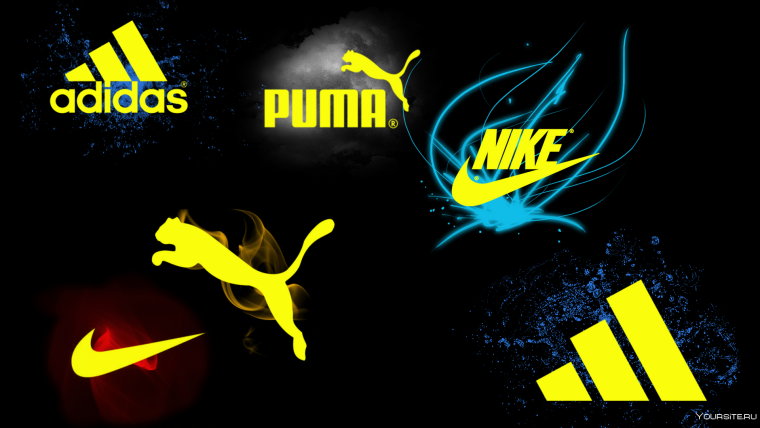 Nike adidas Reebok Puma