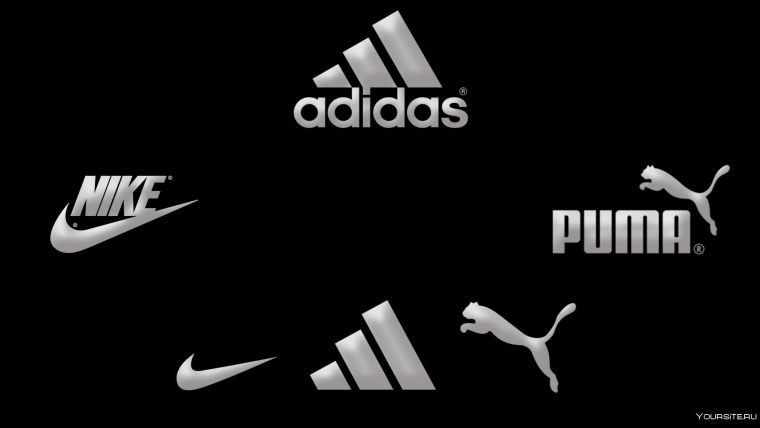 Nike adidas Reebok Puma