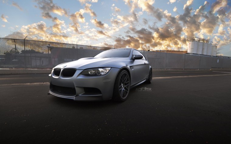 BMW e92 серый матовый