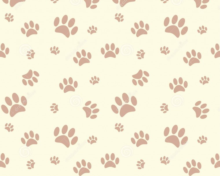 Фон с лапами животных