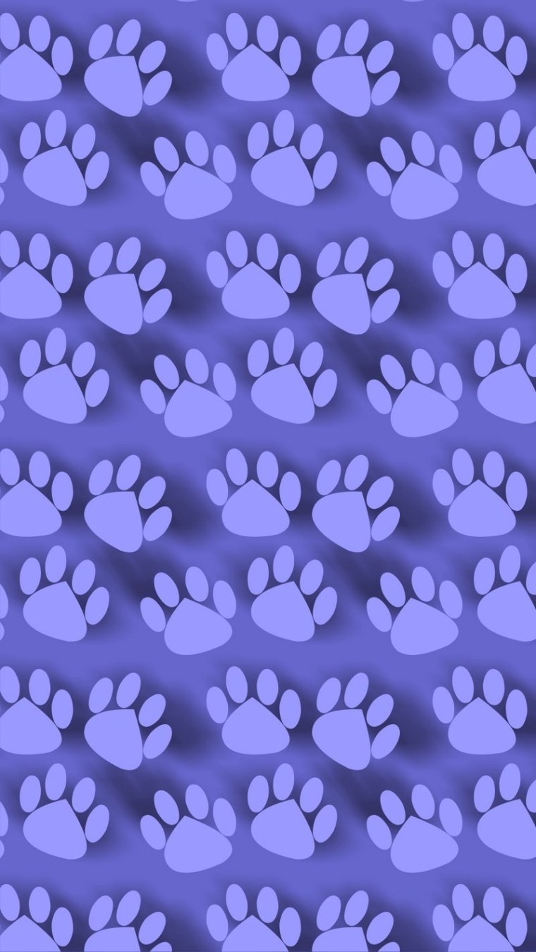 Паттерн розовые лапки