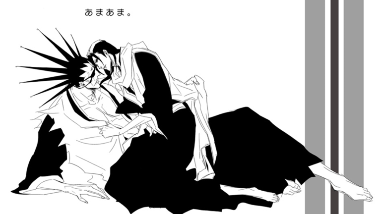 Бьякуя Кучики и Кенпачи Зараки