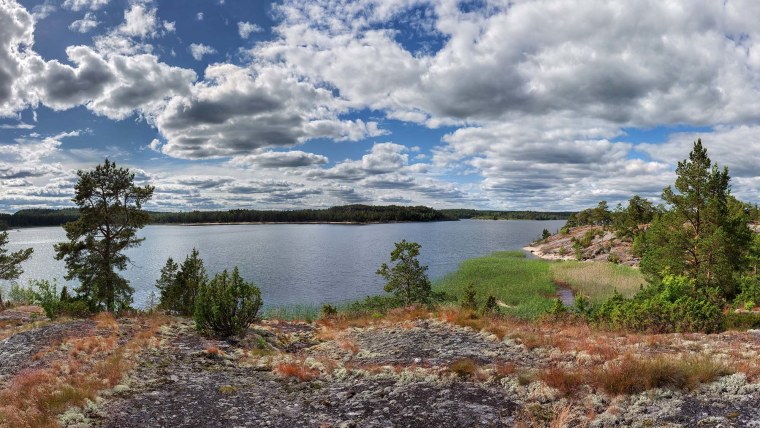 Карелия Ладожские шхеры деревня