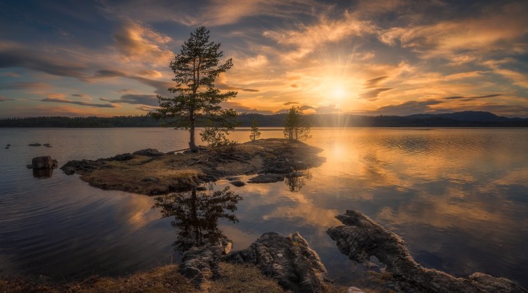 Карелия рассвет на озере