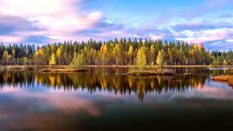 Озера Карелии фон