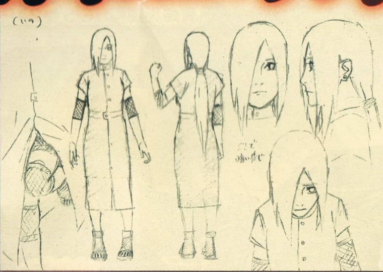 Наброски Масаси Кисимото Акацуки