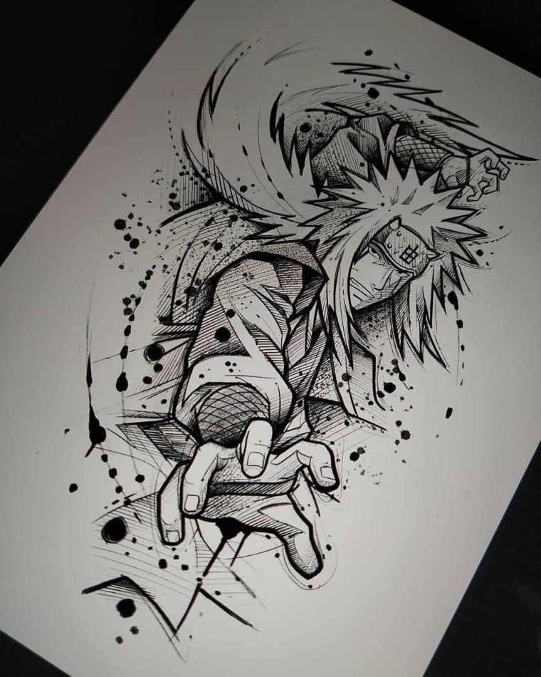 Аниме закладка Какаши