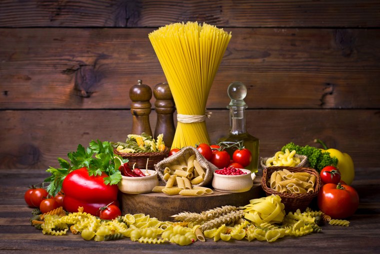 Стейк Рибай с овощами гриль