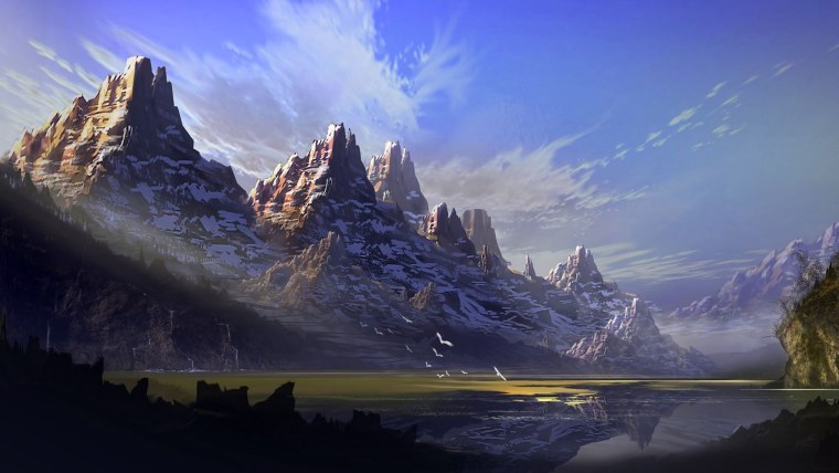 Снежная пустыня арт