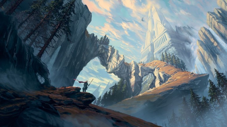 Мрачные снежные горы