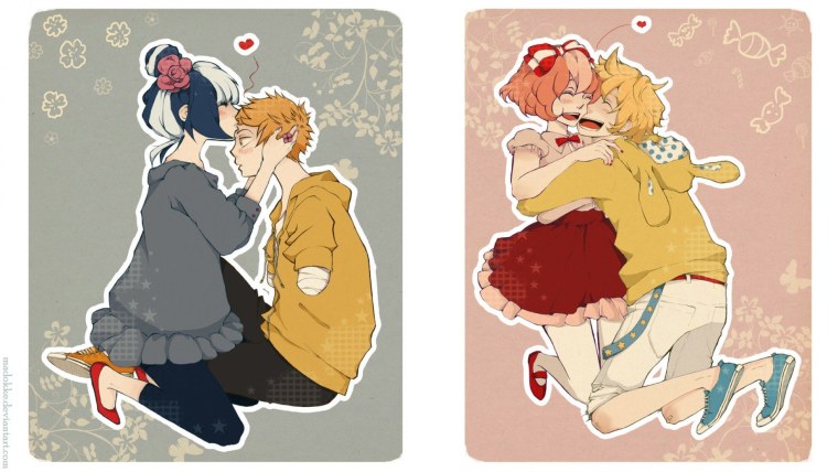 Парные обои на телефон