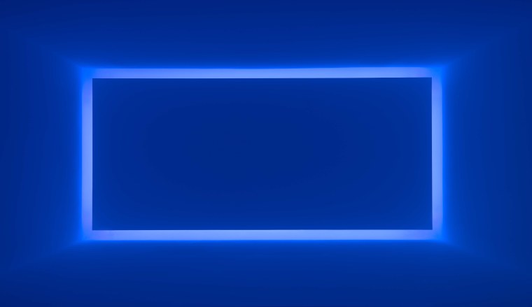 Синий неоновый фон