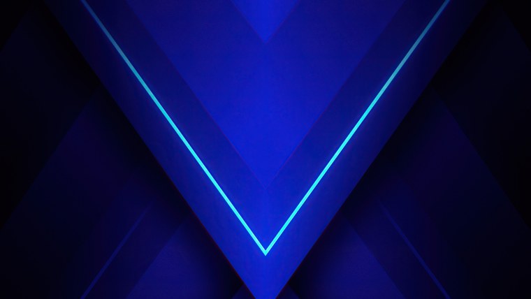 Неоновый синий цвет