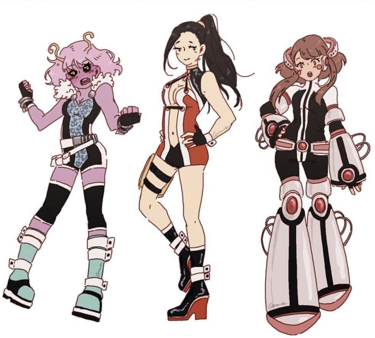 Аниме моя геройская Академия OC