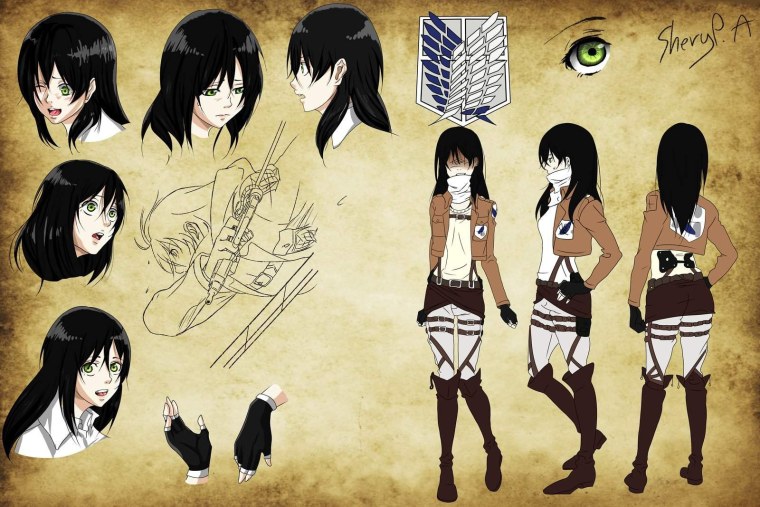 Атака титанов ОС референс